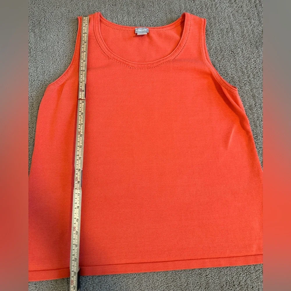 Chico’s Eyelet Button-Front Top + Matching Tank Set